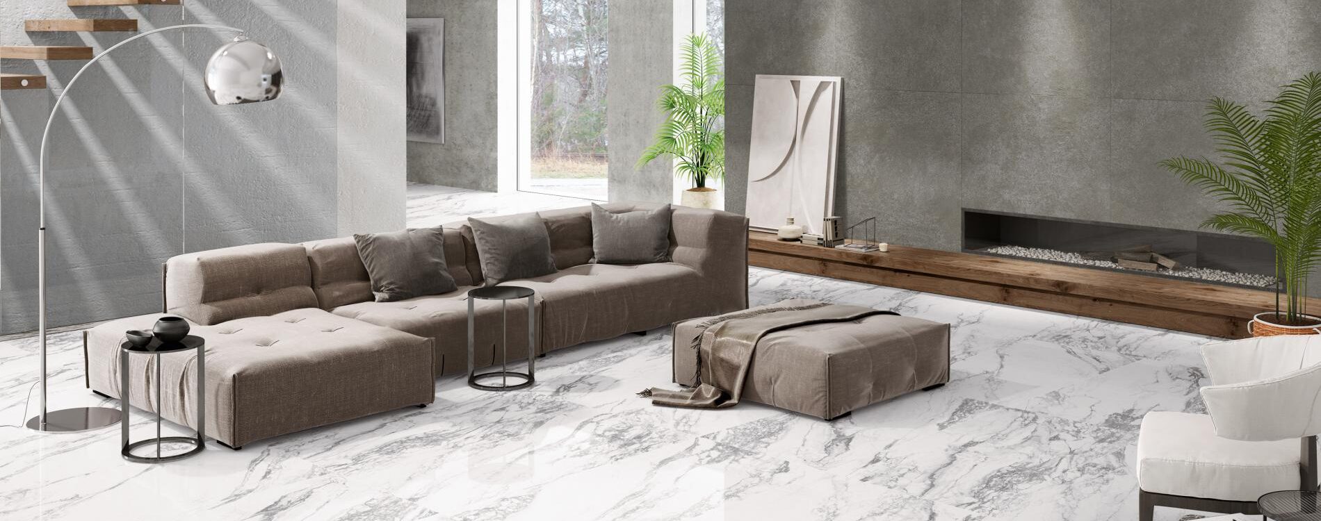 6 raisons de choisir du carrelage grand format pour votre int&eacute;rieur
