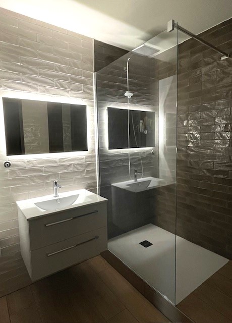 R&eacute;novation de Salle de Bain et WC &agrave; Cernay : Une Ambiance Contemporaine et &Eacute;l&eacute;gante